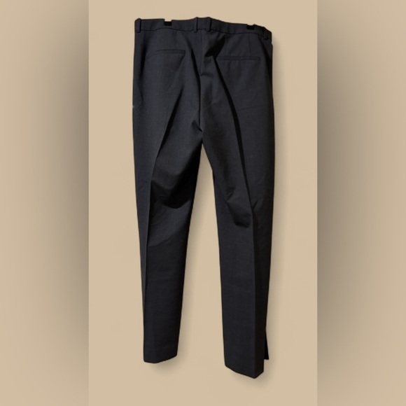 High Waist Wide Leg Gray Pants Size 12 SKU 14 - Picture 2 of 11